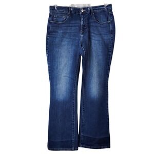 Levis 515‎ Bootcut Mid Rise Womens 10 Dark Wash Blue Stretch Denim Jeans EUC